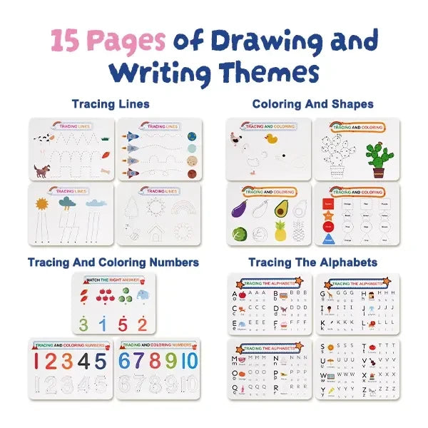 for Toddlers My Preschool Busy Book Learning Activities Education Workbook Preschool Busy Book Creative Gift