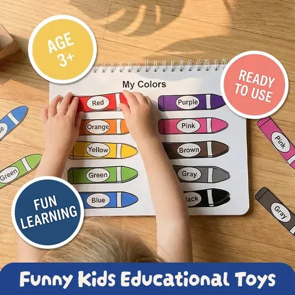 for Toddlers My Preschool Busy Book Learning Activities Education Workbook Preschool Busy Book Creative Gift