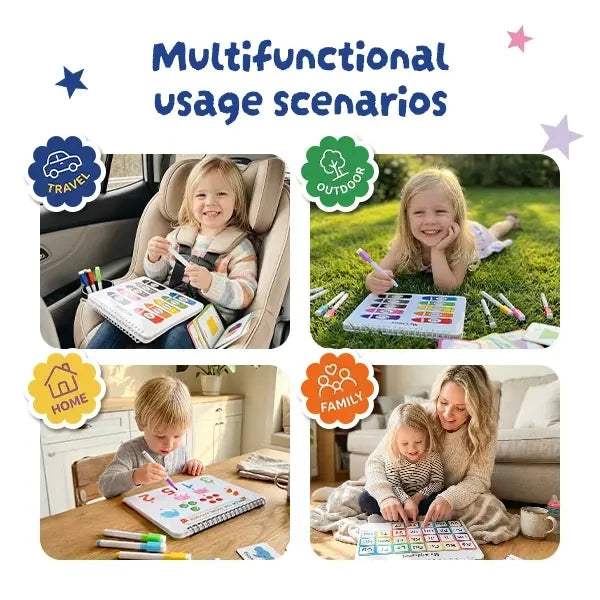 for Toddlers My Preschool Busy Book Learning Activities Education Workbook Preschool Busy Book Creative Gift