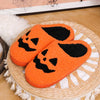 Cozy Halloween Pumpkin Slippers